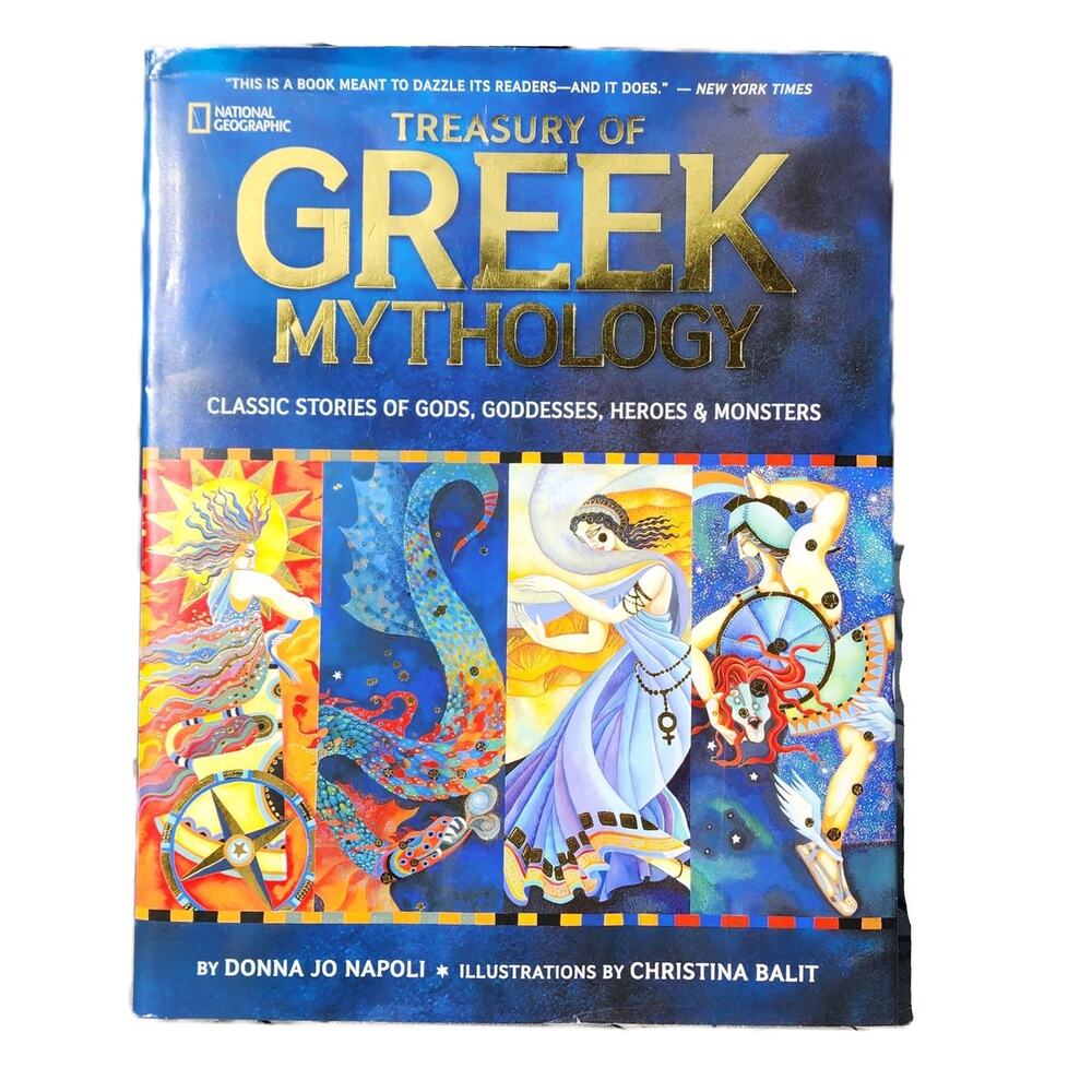Treasury of Greek Mythology: Classic Stories Illustrated Hardcover - Picture 10 of 10